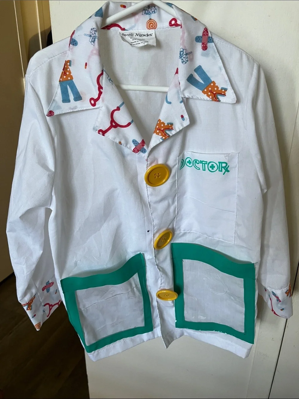 Small Miracles Children's White Doctor Play Lab Coat With Doctor Accessories